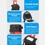 FOMITO Shockproof Camera Lens Storage Bag DSLR Mirrorless Lens Protective Pouch, JTB-3B Black, JTB-4B Black, JTB-5B Black, JTB-6B Black, JTB-7B Black, JTB-8B Black, JTB-3G Grey, JTB-4G Grey, JTB-5G Grey, JTB-6G Grey, JTB-7G Grey, JTB-8G Grey