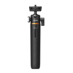 LKTOP 21-55cm Action Camera Selfie Stick Tripod Extendable Pole with 360-degree Ball Head, Cold Shoe