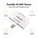 4G Mini WiFi 6 Dongle Type-C Portable Travel Router With Nano SIM Slot, VONJUN UF100-EU
