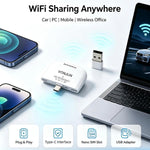 4G Mini WiFi 6 Dongle Type-C Portable Travel Router With Nano SIM Slot, VONJUN UF100-EU