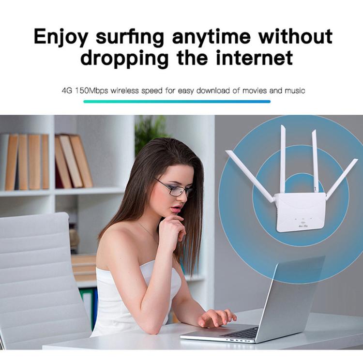 4G LTE CPE Wireless Router With Micro SIM Card Slot, EU Plug, US Plug, UK Plug