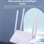 4G LTE CPE Wireless Router With Micro SIM Card Slot, EU Plug, US Plug, UK Plug