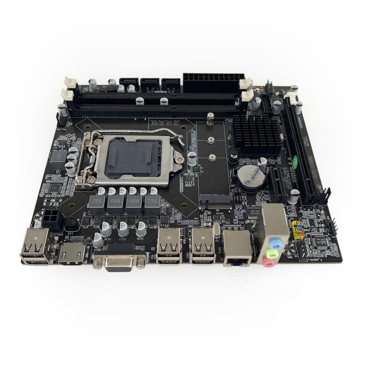 Yingjie H55 LGA 1156 Motherboard Micro ATX Dual DDR3 Desktop Mainboard with HDMI VGA M.2 NGFF, H55-1156