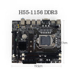 Yingjie H55 LGA 1156 Motherboard Micro ATX Dual DDR3 Desktop Mainboard with HDMI VGA M.2 NGFF, H55-1156