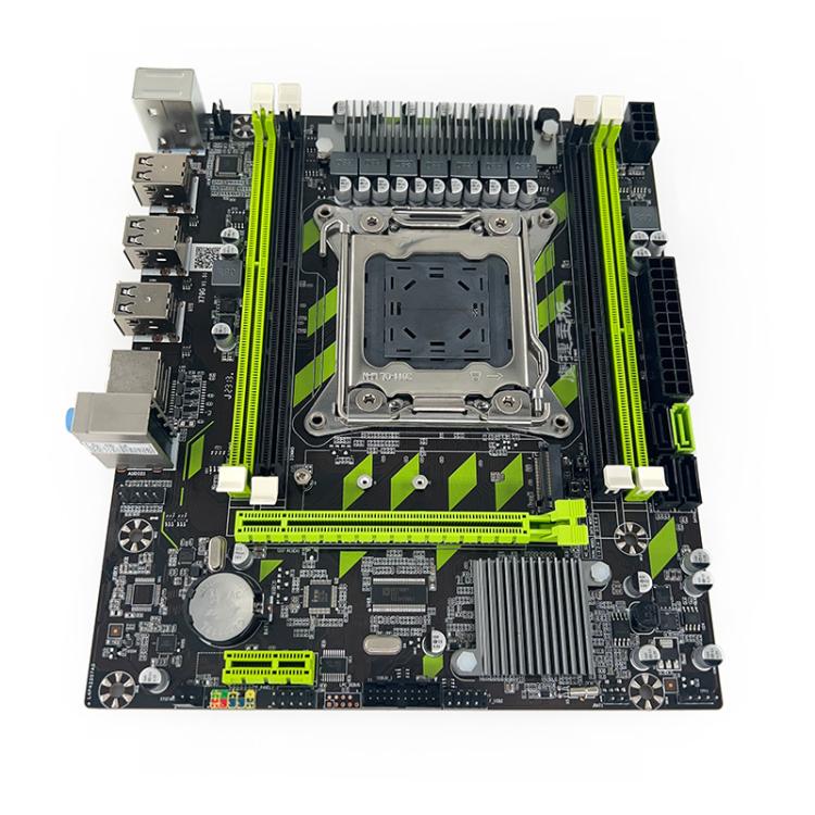 Yingjie X79G LGA 2011 Motherboard Micro ATX Dual DDR3 / ECC REG Mainboard With M.2 NVMe Slot, Gigabit LAN, X79G