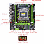 Yingjie X79G LGA 2011 Motherboard Micro ATX Dual DDR3 / ECC REG Mainboard With M.2 NVMe Slot, Gigabit LAN, X79G