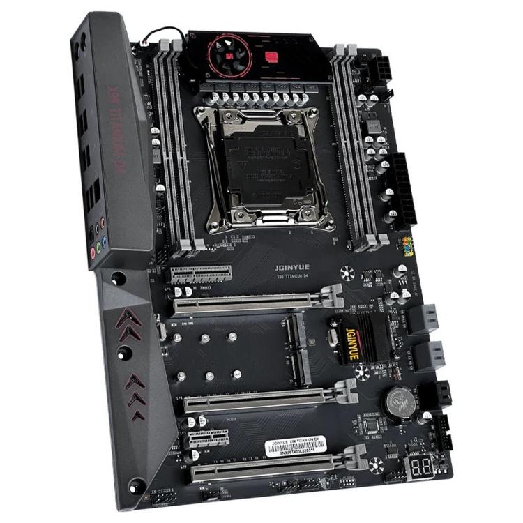 JGINYUE X99 Titanium D4 PLUS LGA 2011-3 ATX Motherboard Quad-Channel DDR4 Mainboard, X99- TI D4 PLUS