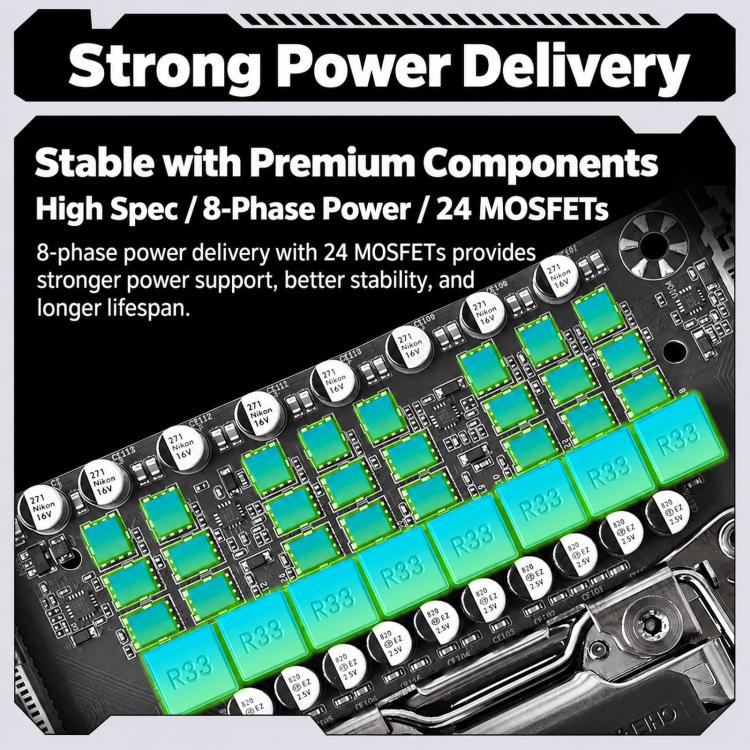 JGINYUE X99 Titanium D4 PLUS LGA 2011-3 ATX Motherboard Quad-Channel DDR4 Mainboard, X99- TI D4 PLUS