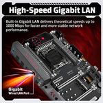 JGINYUE X99 Titanium D4 PLUS LGA 2011-3 ATX Motherboard Quad-Channel DDR4 Mainboard, X99- TI D4 PLUS