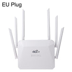 210M-E Europe and Asia 4G LTE CPE Wireless Router, 300Mbps SIM Card Slot, 32 Users Support, EU Plug, US Plug, UK Plug