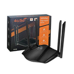 R106-E 4G LTE CPE Wireless Router, 300Mbps SIM Card Slot, 32 Users Support, High Gain Antennas, EU Plug, US Plug, UK Plug