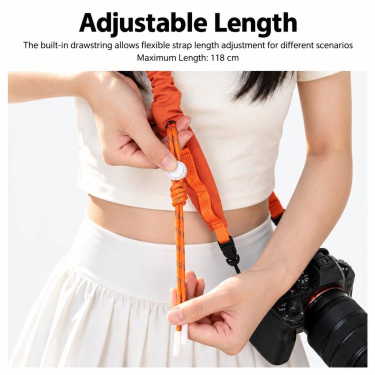 Universal Camera Shoulder Strap Quick Release Scrunchie Neck Lanyard With Loops, D348