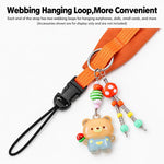 Universal Camera Shoulder Strap Quick Release Scrunchie Neck Lanyard With Loops, D348