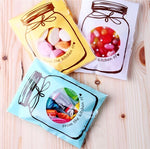 100 pz/set carino bottiglia colorata modello matrimonio compleanno biscotti caramelle confezione regalo