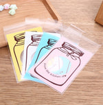 100 pz/set carino bottiglia colorata modello matrimonio compleanno biscotti caramelle confezione regalo