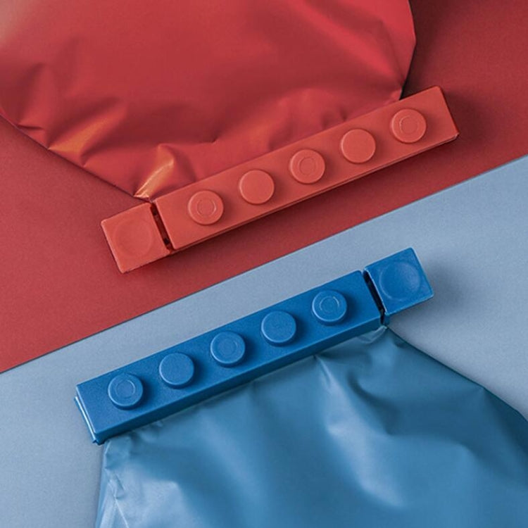 4 PCS/Set Building Block Food Seal Clip Seal Kitchen Fresh Clip Snack Sacchetto di plastica Clip Stick, Seal Clip