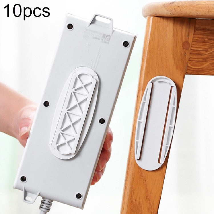 Supporto per scheda di finitura per cavi plug-in da 10 pezzi Supporto per router di scheda montato a parete, Oval, Square