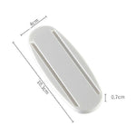 Supporto per scheda di finitura per cavi plug-in da 10 pezzi Supporto per router di scheda montato a parete, Oval, Square