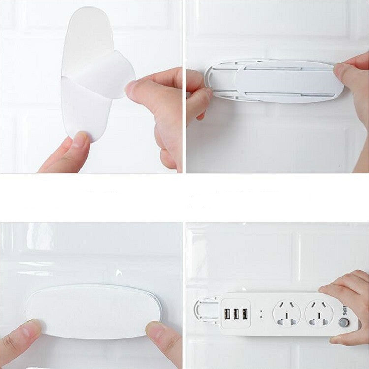 Supporto per scheda di finitura per cavi plug-in da 10 pezzi Supporto per router di scheda montato a parete, Oval, Square