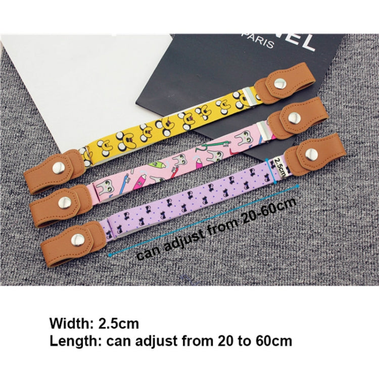 Cintura elastica in tessuto per bambini 2,5 cm