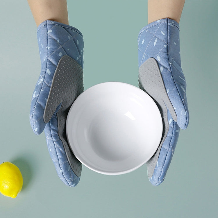 Forno a microonde da cucina Guanti isolanti speciali e guanti antiscottatura in silicone resistente al calore addensato
