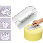 2 pezzi Strumenti per lucidare la torta più liscia Strumenti per decorare la torta Fondente più liscio Sugarcraft Stampo in silicone Strumento da cucina fai da te, 2 PCS