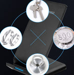 Caricatore wireless verticale 10W per smartphone