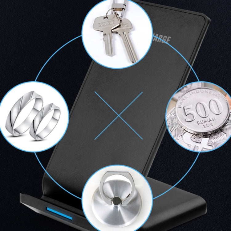 Caricatore wireless verticale 10W per smartphone