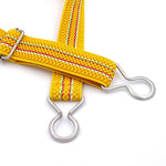 Cintura intrecciata elastica con chiusura a 8 caratteri color caramello per bambini