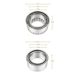 Set di stampi per involucri per gnocchi rotondi in acciaio inossidabile da 3 pezzi/set, Circular, Sawtooth