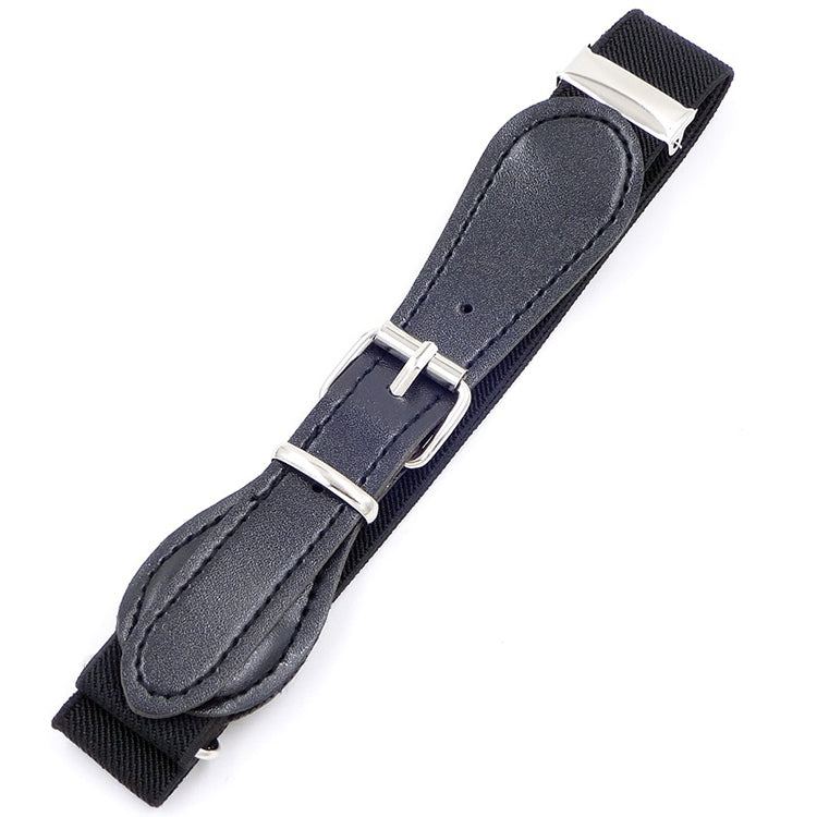 2 pezzi Cintura elastica regolabile con fibbia ad ardiglione quadrata in poliestere + pelle PU per bambini, 65cm