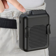 Mini ventilatore a vita sospeso con ricarica USB, ventilatore portatile senza foglie, 4000mAh, 6000mAh