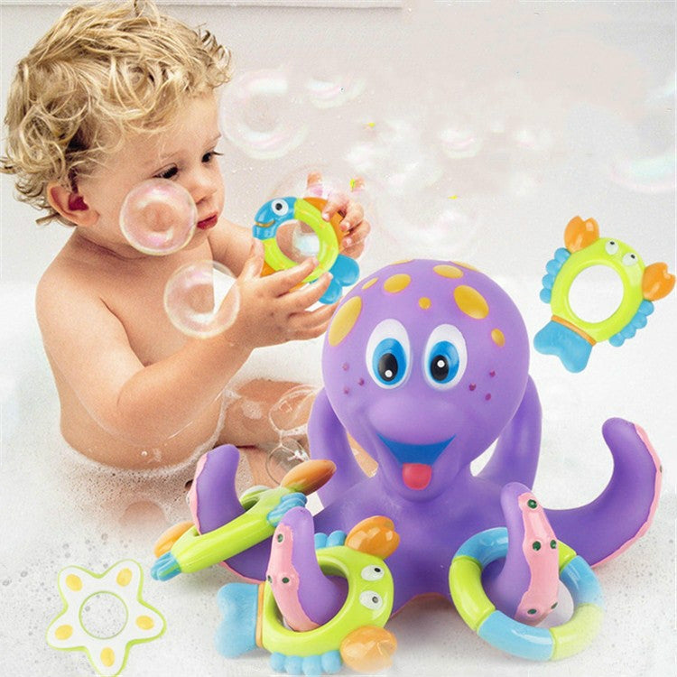 Giocattolo polpo per acqua bambini con accessori
