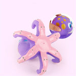 Octopus Throwing Circle Piccolo polpo Bambini che fanno il bagno Giocattolo per l'acqua