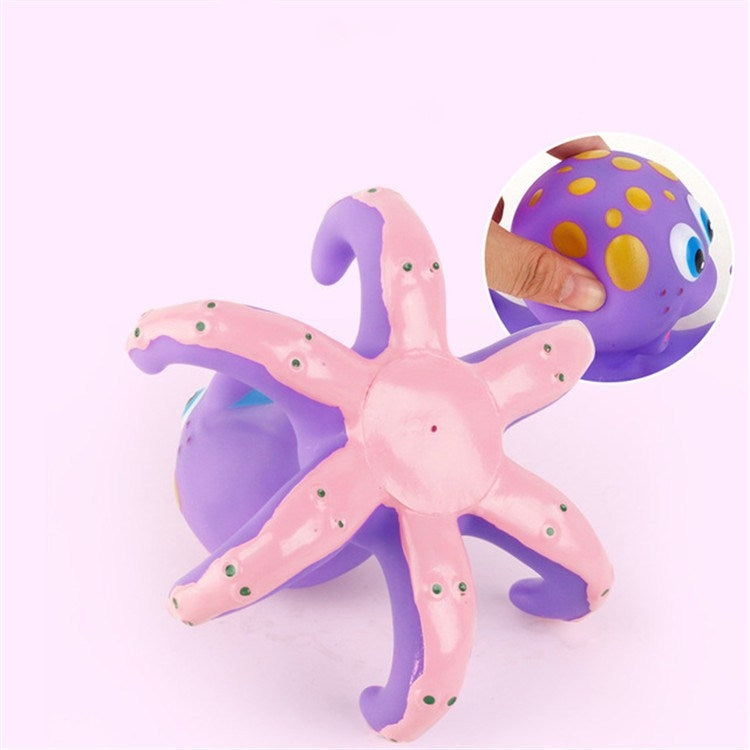 Octopus Throwing Circle Piccolo polpo Bambini che fanno il bagno Giocattolo per l'acqua