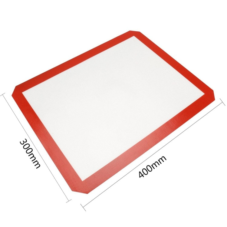 Tappetino per impastare, tappetino da forno per biscotti, torta in silicone, fibra di vetro platino, 40x30cm, 29x26cm