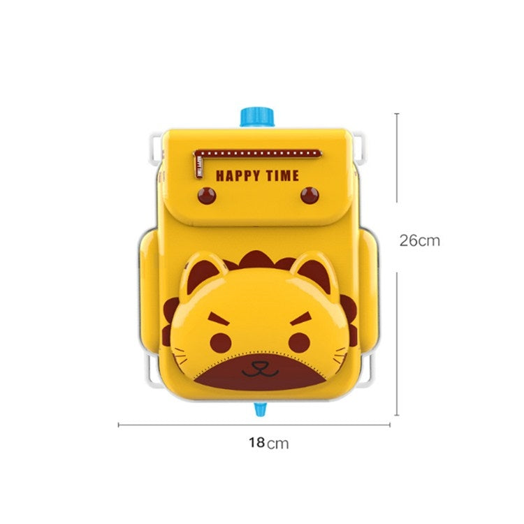 Zaino per bambini Pistola ad acqua Giocattolo Zaino per cartoni animati per animali Tirare la pistola ad acqua a getto d'aria a pressione