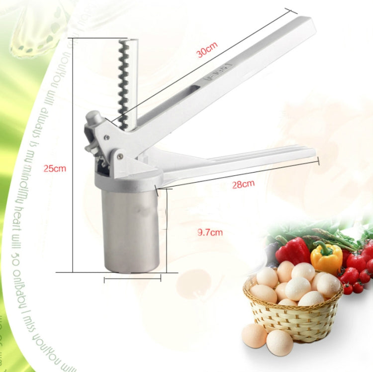 Macchina per pasta domestica in acciaio inossidabile Piccola macchina per pasta manuale Macchina per noodle multifunzione, Noodle Machine + 7 PCS Mould
