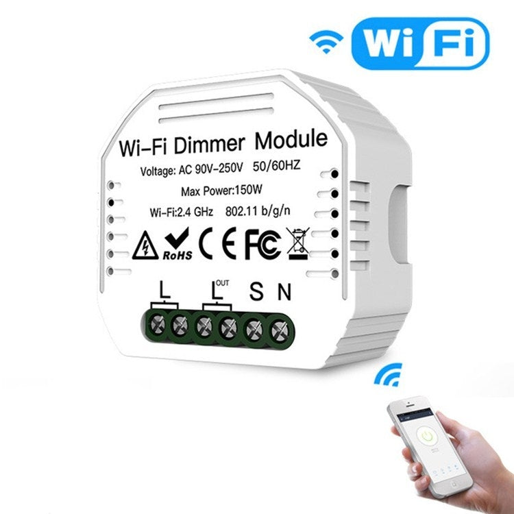 Dimmer Switch nascosto Wifi Smart Switch e interruttore tradizionale Dual Control Smart Switch