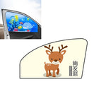 Parasole magnetico pieghevole per auto Cartoon Parasole parasole telescopico, Driving, Co-pilot, Rear Square