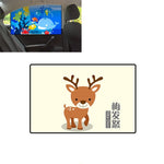 Parasole magnetico pieghevole per auto Cartoon Parasole parasole telescopico, Driving, Co-pilot, Rear Square