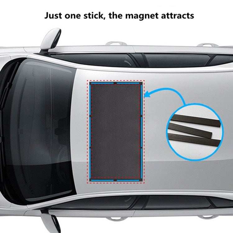 Schermi anti-zanzara per tettuccio apribile per auto Parasole magnetico per tettuccio apribile per auto, 95x55cm