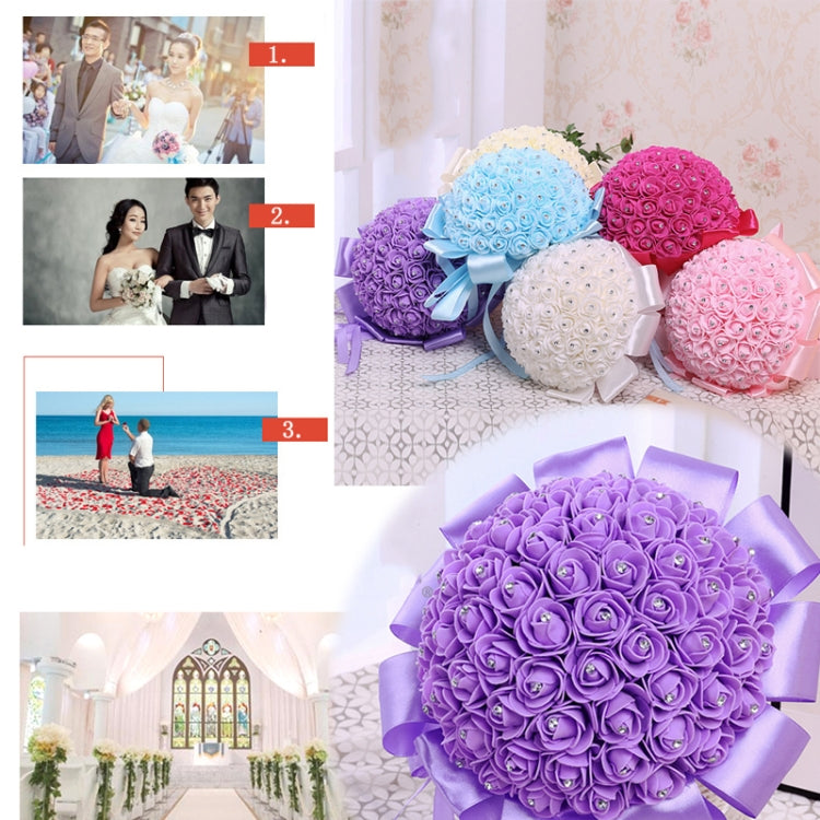 Sposa che tiene il bouquet Simulazione creativa che tiene il bouquet Forniture per matrimoni