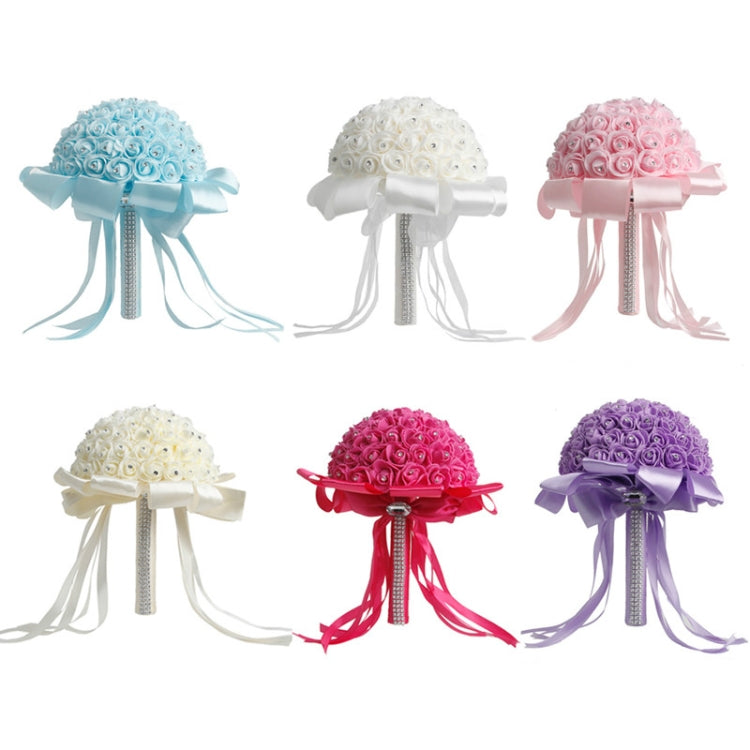 Sposa che tiene il bouquet Simulazione creativa che tiene il bouquet Forniture per matrimoni