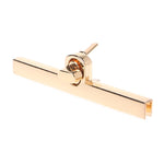 10 PC Borsa Accessori hardware Lucchetto da infilare Lucchetto in metallo, Mortise Metal Lock