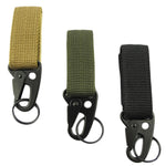 10 pezzi moschettone da campeggio esterno ganci per zaino olecrano gancio molle attrezzatura di sopravvivenza edc portachiavi in nylon chiusura