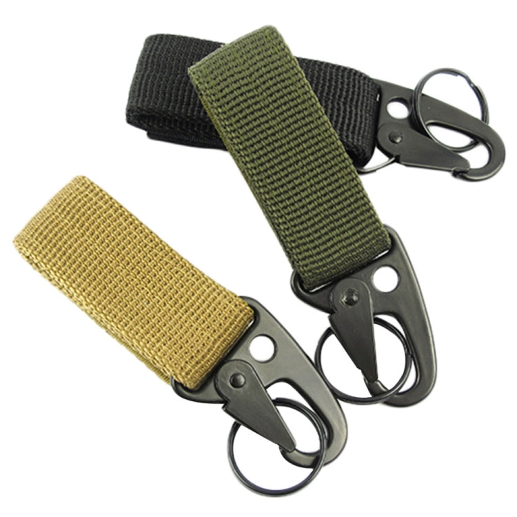 10 pezzi moschettone da campeggio esterno ganci per zaino olecrano gancio molle attrezzatura di sopravvivenza edc portachiavi in nylon chiusura