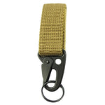 10 pezzi moschettone da campeggio esterno ganci per zaino olecrano gancio molle attrezzatura di sopravvivenza edc portachiavi in nylon chiusura