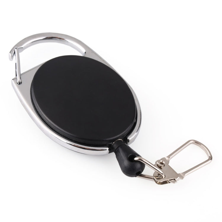 5PCS Portachiavi con fune telescopica per esterni Portachiavi antifurto EDC Portachiavi con ritorno a catena retrattile