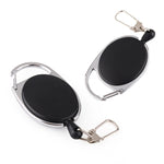 5PCS Portachiavi con fune telescopica per esterni Portachiavi antifurto EDC Portachiavi con ritorno a catena retrattile